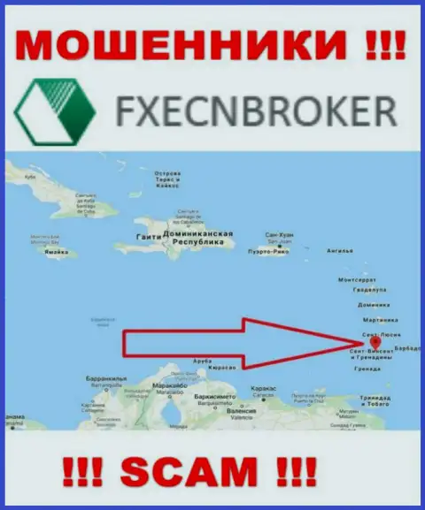 FX ECN Broker - это ШУЛЕРА, которые зарегистрированы на территории - Saint Vincent and the Grenadines
