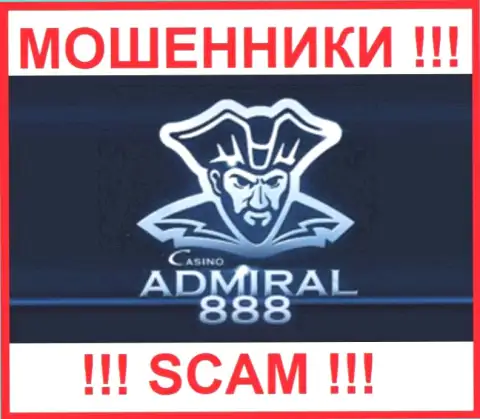 Логотип МОШЕННИКА 888 Адмирал