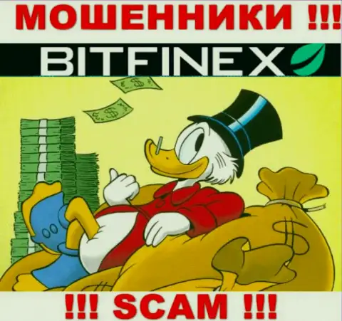 С организацией Bitfinex Com заработать не получится, заманят в свою компанию и обворуют подчистую