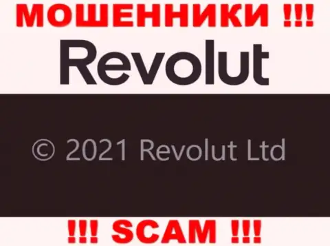 Юридическое лицо Revolut - это Revolut Limited, такую инфу представили мошенники у себя на web-сервисе