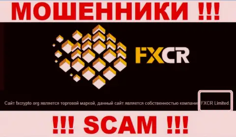 FXCrypto Org - это internet махинаторы, а владеет ими FXCR Limited