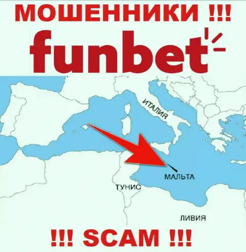 Организация Fun Bet - это кидалы, отсиживаются на территории Malta, а это офшор