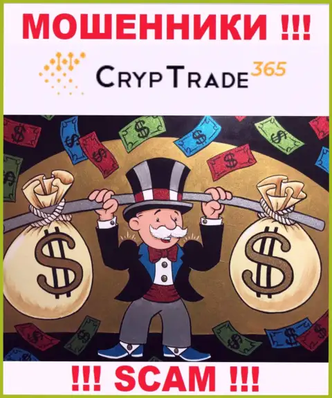 Не связывайтесь с брокерской организацией CrypTrade365 Com, прикарманивают и стартовые депозиты и внесенные дополнительные финансовые средства