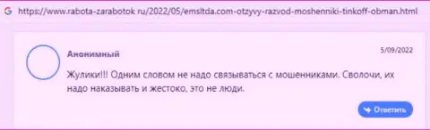 EMSLTDA Com - это противоправно действующая контора, которая обдирает наивных клиентов до последнего рубля (честный отзыв)