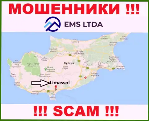 Жулики EMS LTDA находятся на оффшорной территории - Лимассол, Кипр