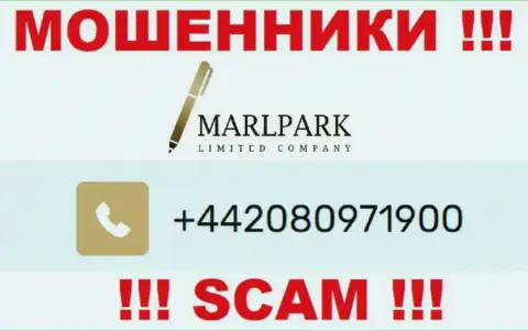 Вам стали названивать internet-кидалы MarlparkLtd с разных номеров телефона ? Отсылайте их подальше