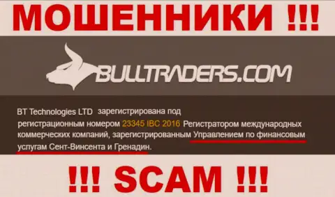 FSA - регулятор: мошенник, который крышует неправомерные уловки Bull Traders