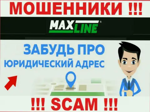На интернет-портале компании MaxLine не предложены сведения касательно ее юрисдикции - это ворюги